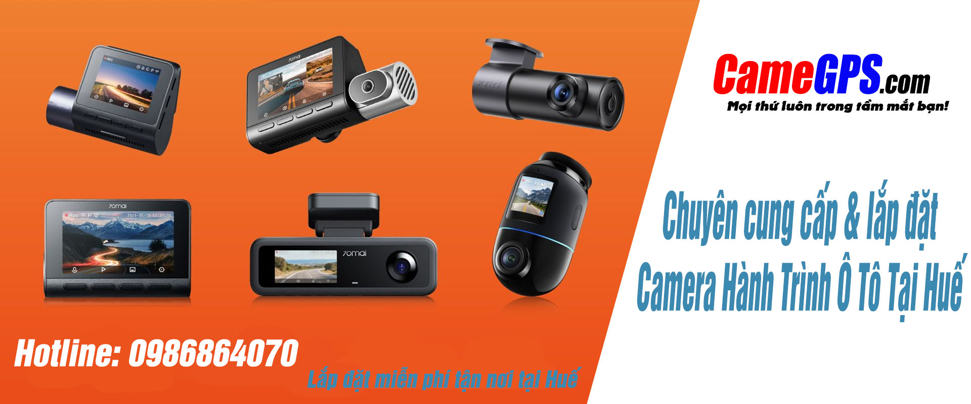 Lắp đặt camera hành trình tại huế