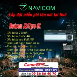 Camera Hành Trình Cao Cấp Navicom J247Pro 4K Chính Hãng tại Huế