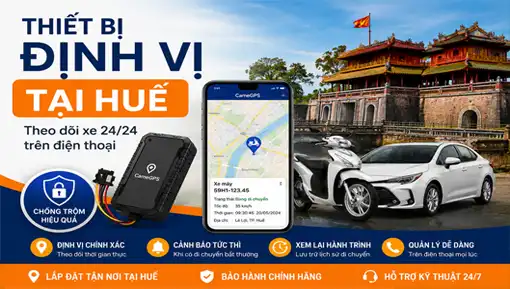 Thiết Bị Định Vị Tại Huế | Lắp GPS Xe Máy, Ô Tô Chính Hãng