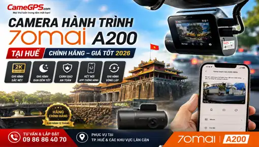 Camera Hành Trình 70mai A200 Tại Huế Chính Hãng