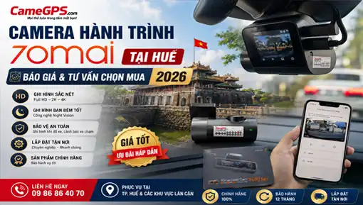 Camera Hành Trình 70mai Tại Huế – Báo Giá Và Tư Vấn Chọn Mua 2026