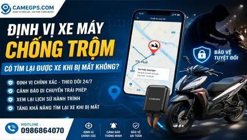 Định Vị Xe Máy Chống Trộm Có Tìm Lại Được Xe Khi Bị Mất Không?