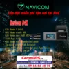 Camera hành trình Navicom D4K 4K trước sau chính hãng lắp đặt tại Huế