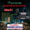 Camera giám sát hành trình Navicom X5 3CH 4G ghi hình trước trong sau định vị GPS tại Huế