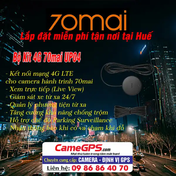 Bộ Kit 4G 70mai UP04 chính hãng tại Huế