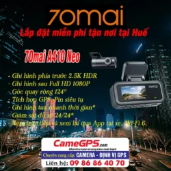 Camera hành trình 70mai A410 Neo ghi hình 2.5K tại Huế